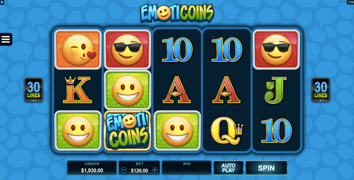 emoticoins microgaming slot machine