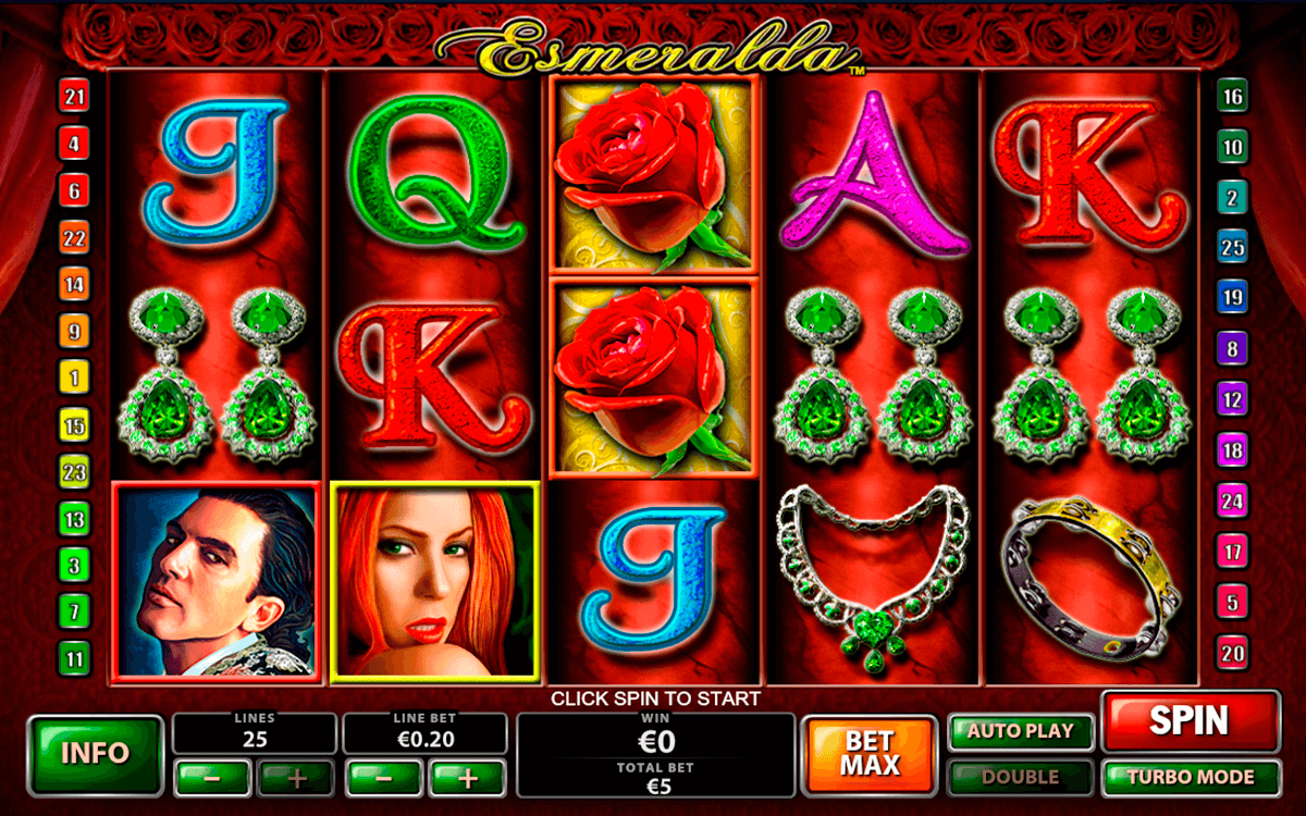 esmeralda playtech slot machine