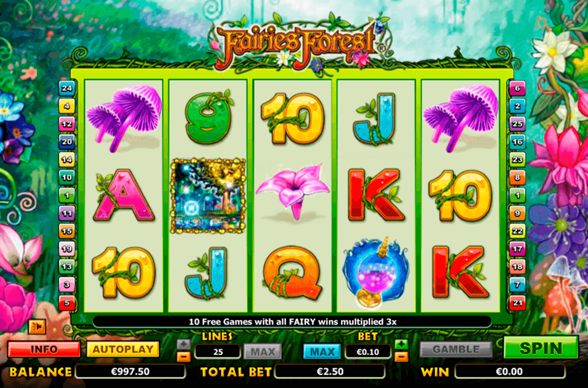 fairies forest netgen gaming slot machine