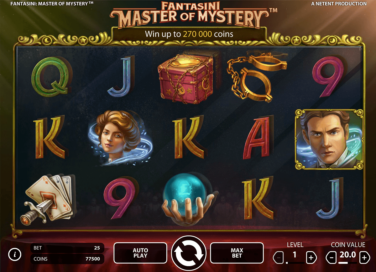 fantasini master of mystery netent slot machine