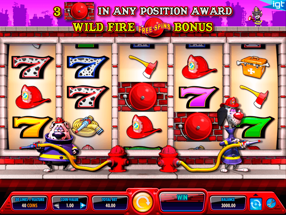 firehouse hounds igt slot machine