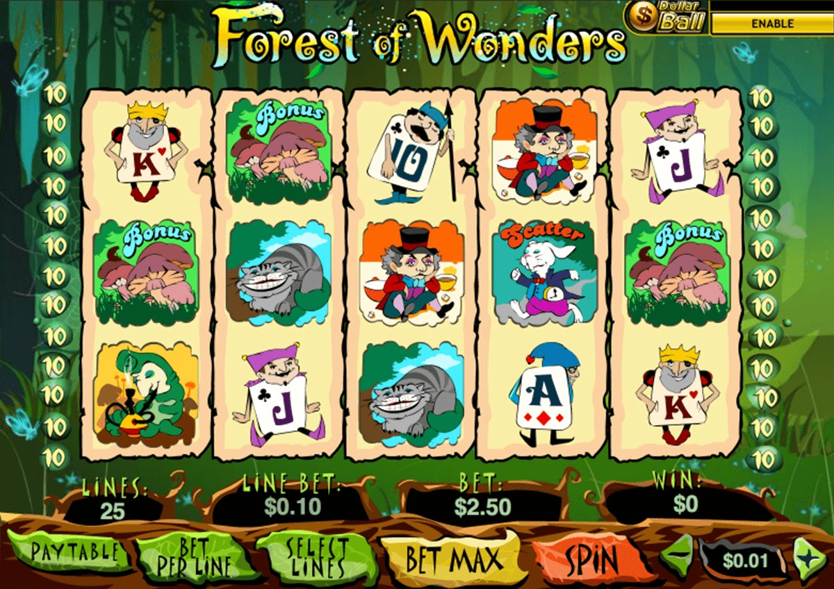 forest of wonder playtech slot machine