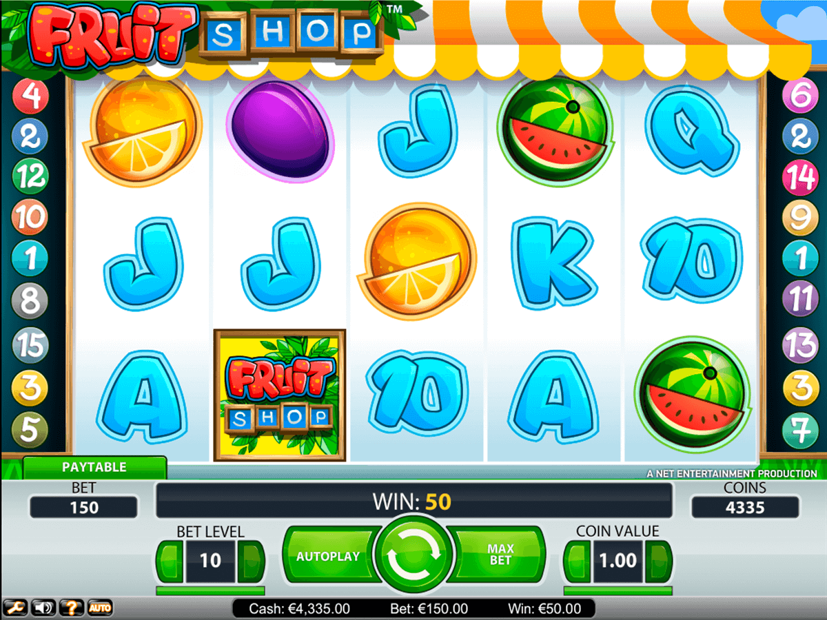 fruit shop netent slot machine 
