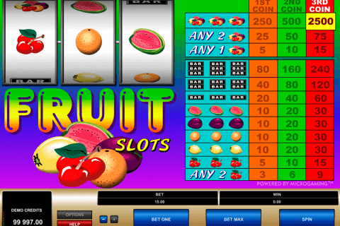 fruit slots microgaming slot machine