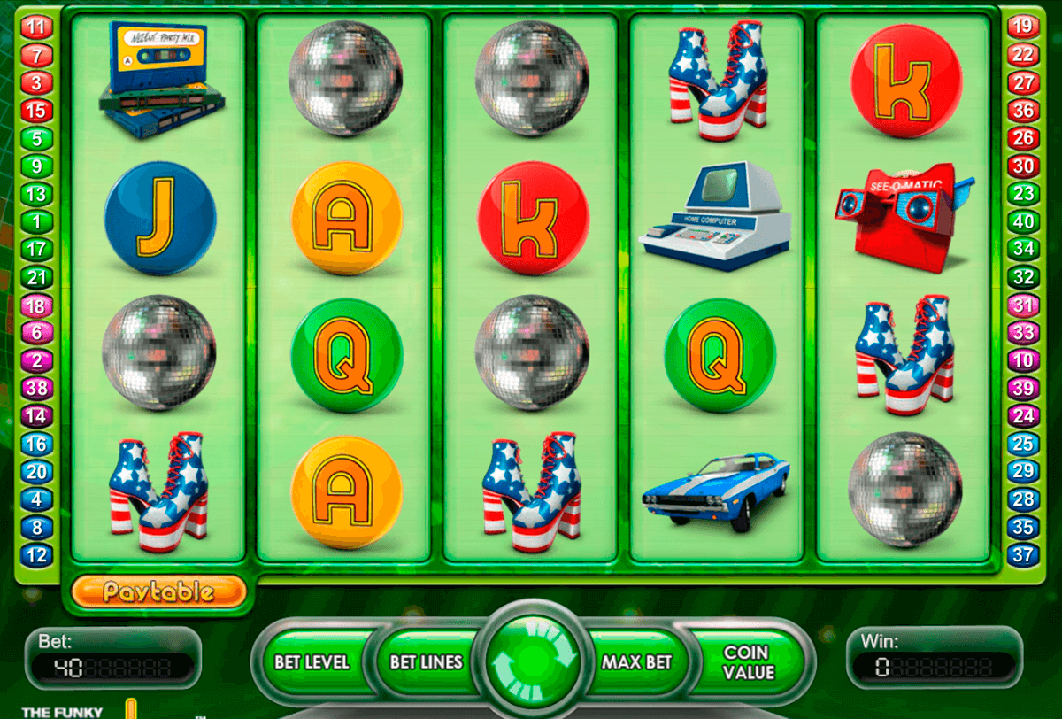 funky seventies netent slot machine