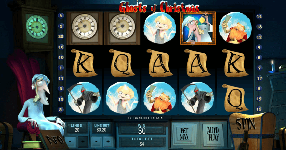 ghost of christmas playtech slot machine