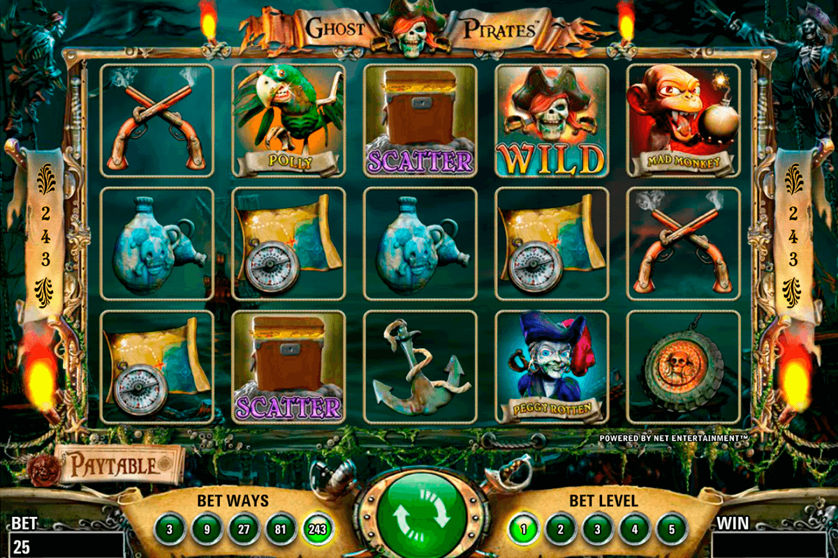 ghost pirates netent slot machine