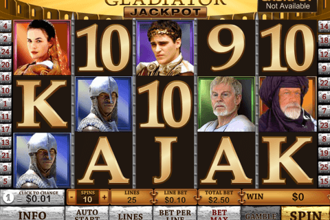 gladiator jackpot playtech slot machine