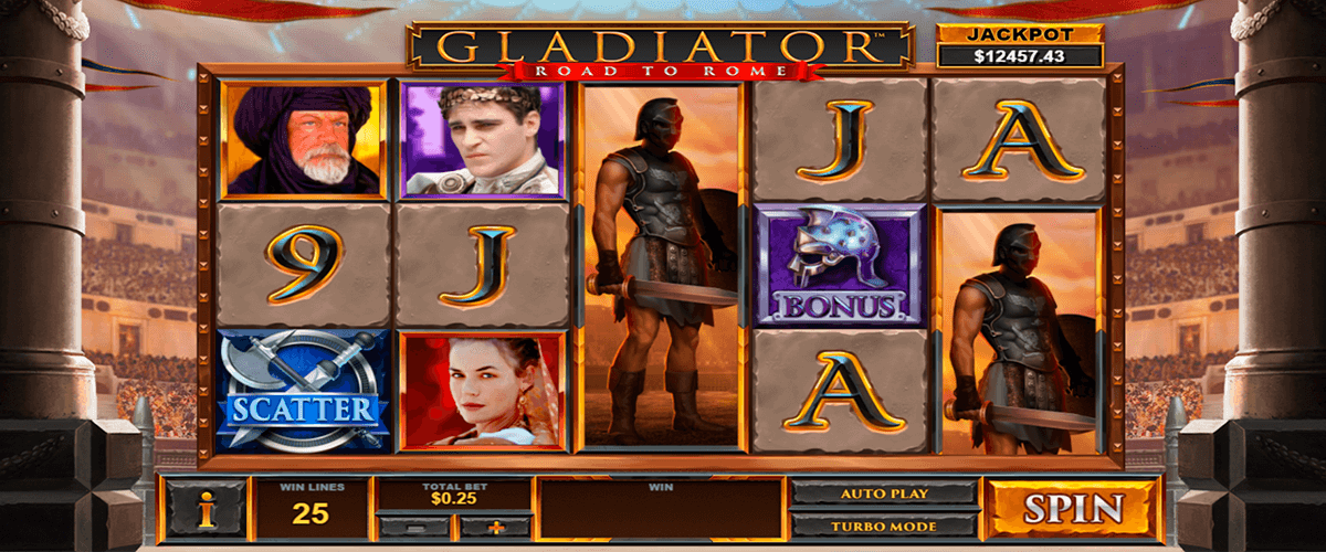 Gladiator Road to Rome Slot Machine