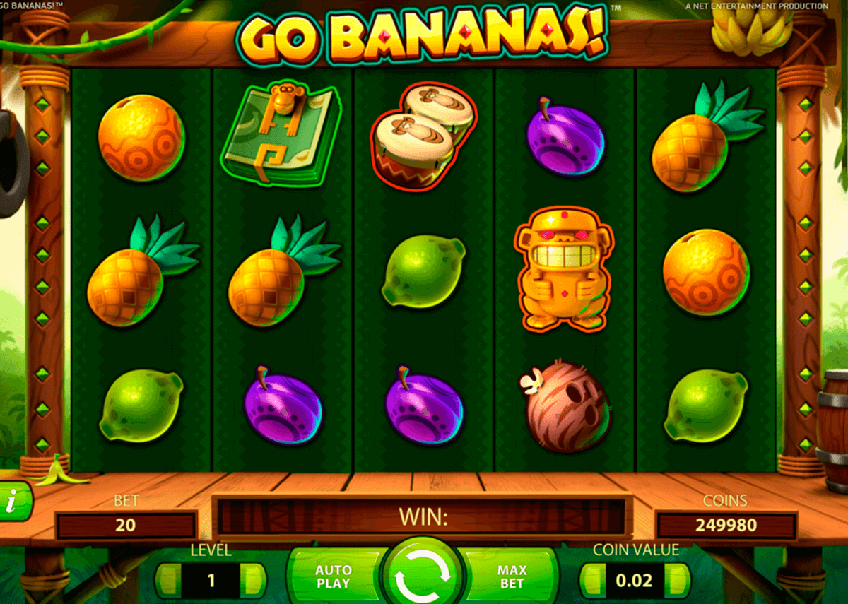 go bananas netent slot machine