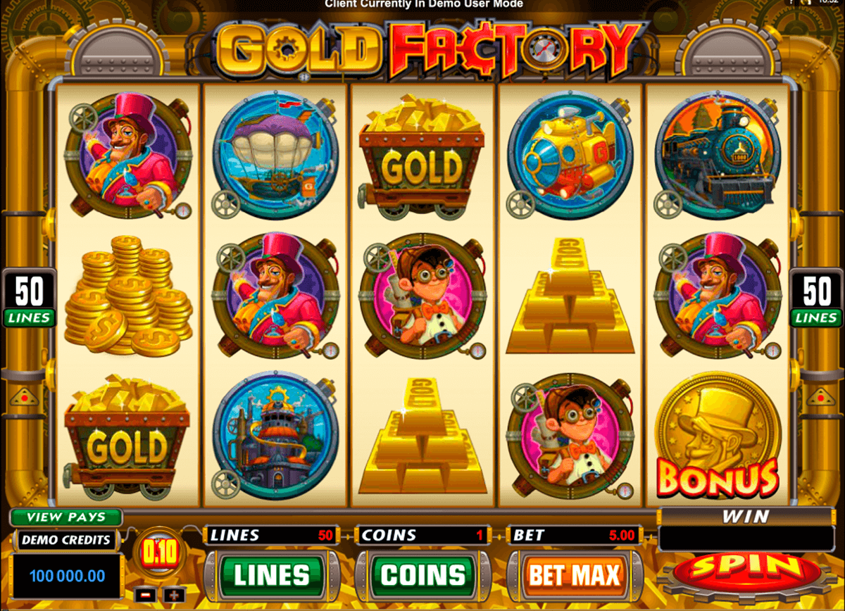 gold factory microgaming slot machine