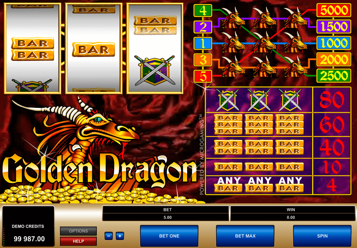 golden dragon microgaming slot machine 
