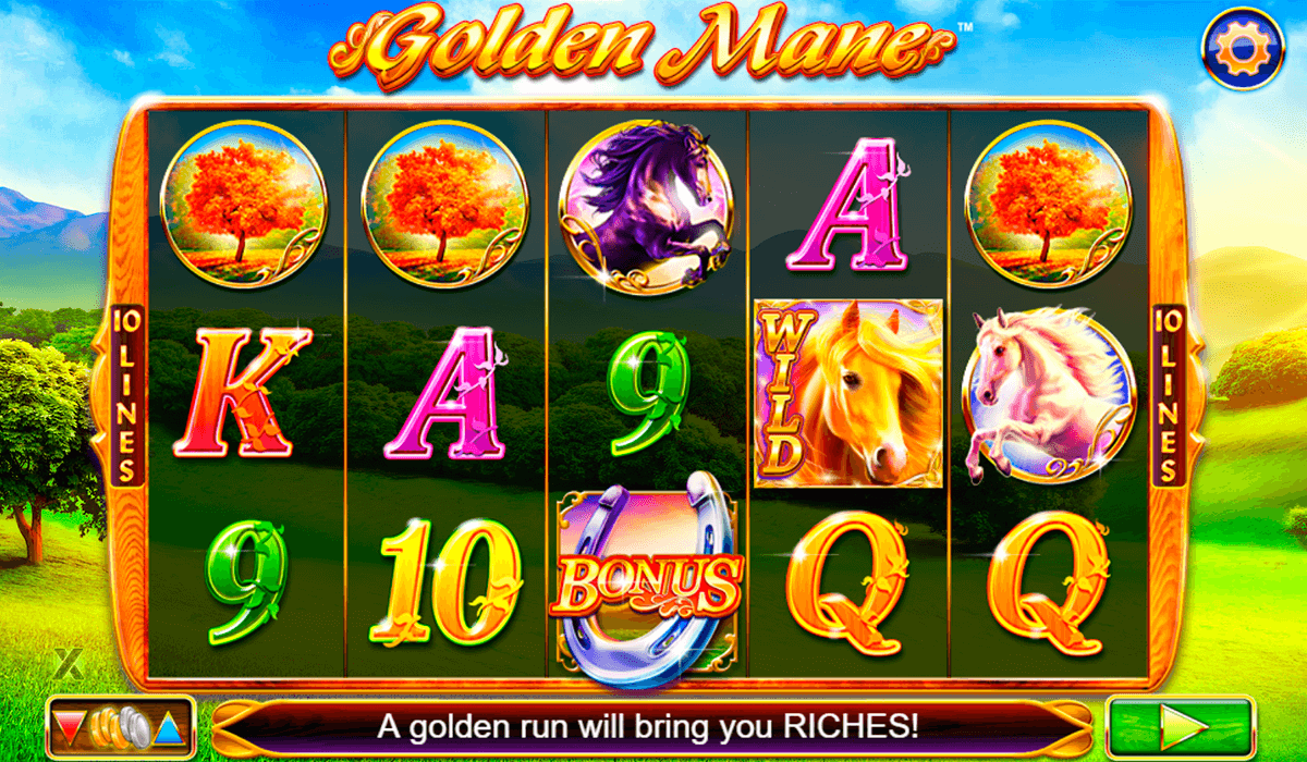 golden mane netgen gaming slot machine