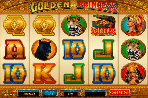 golden princess microgaming slot machine