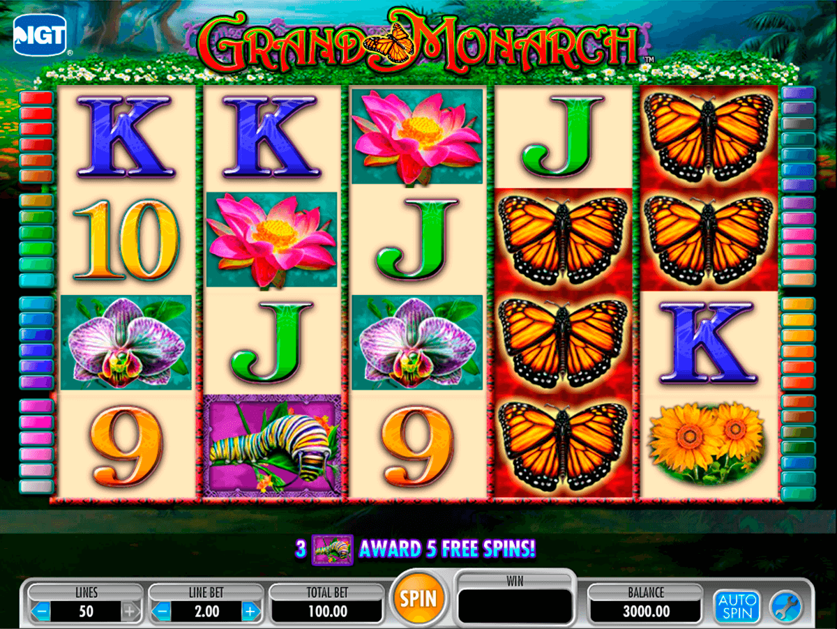 grand monarch igt slot machine