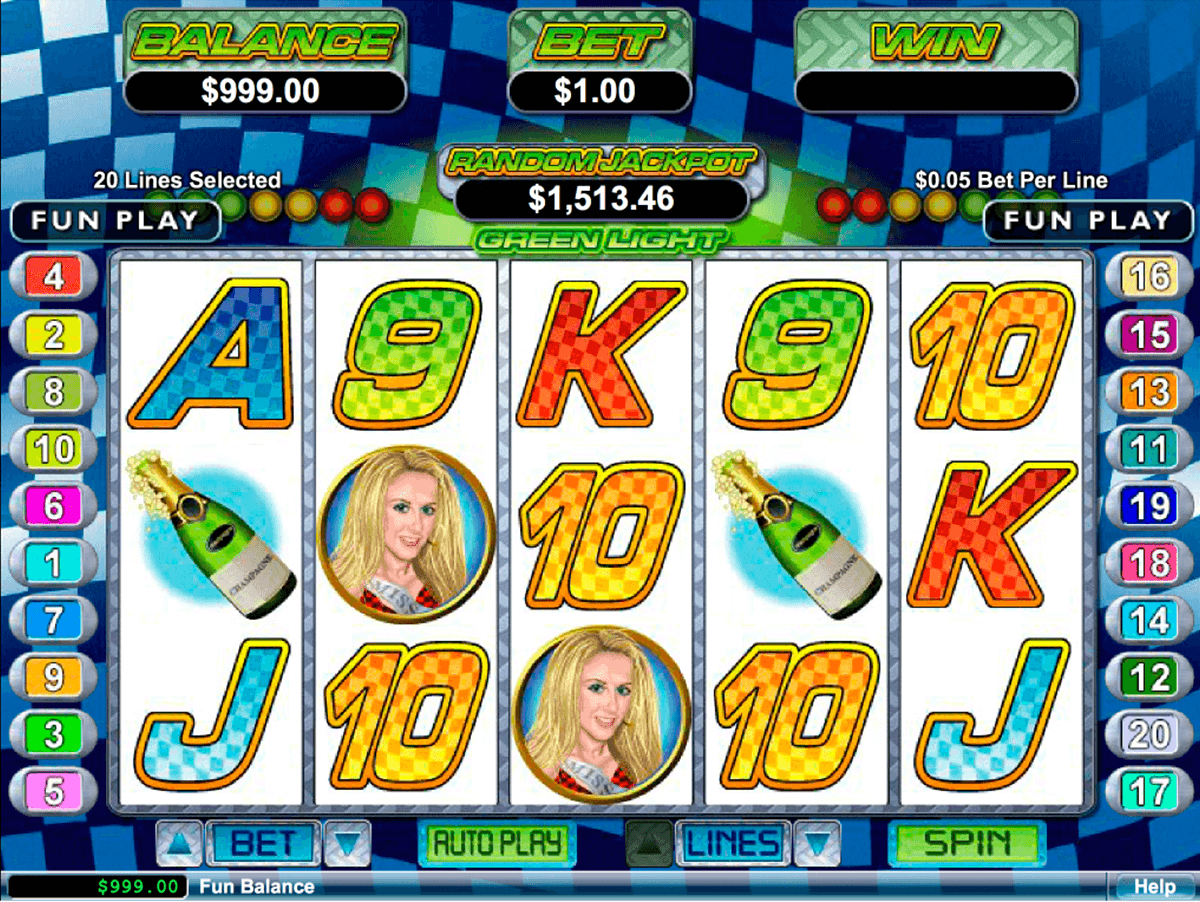 green light rtg slot machine 