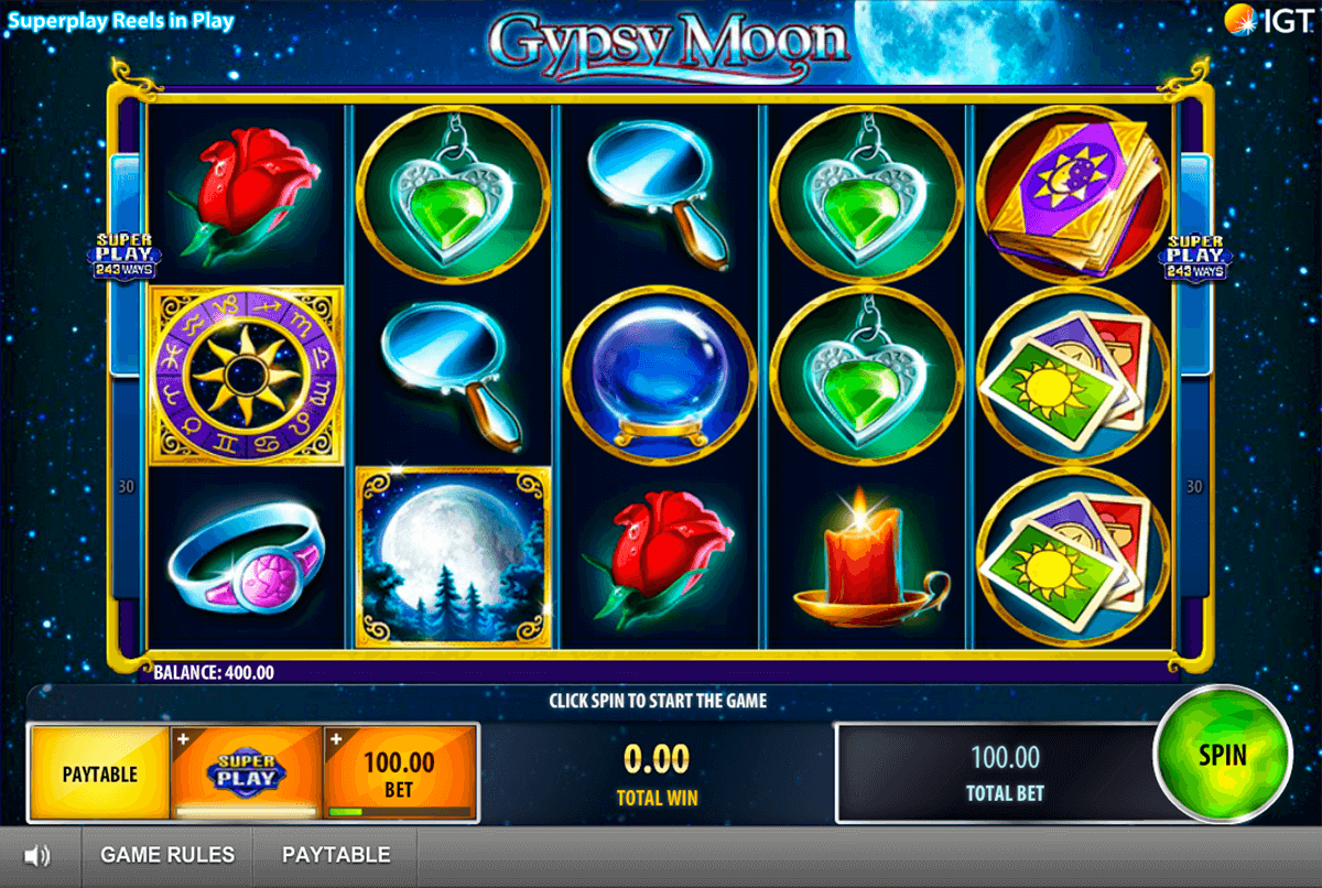 Gipsy Moon Slot Machine Online