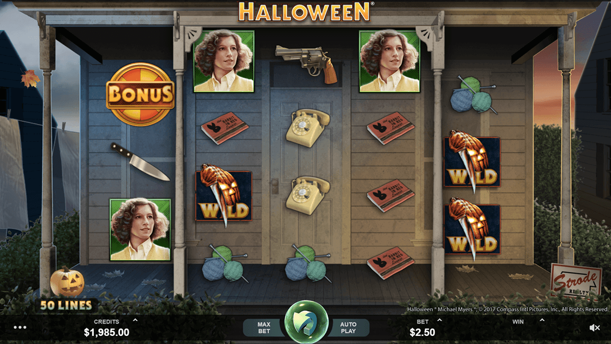 halloween microgaming slot machine