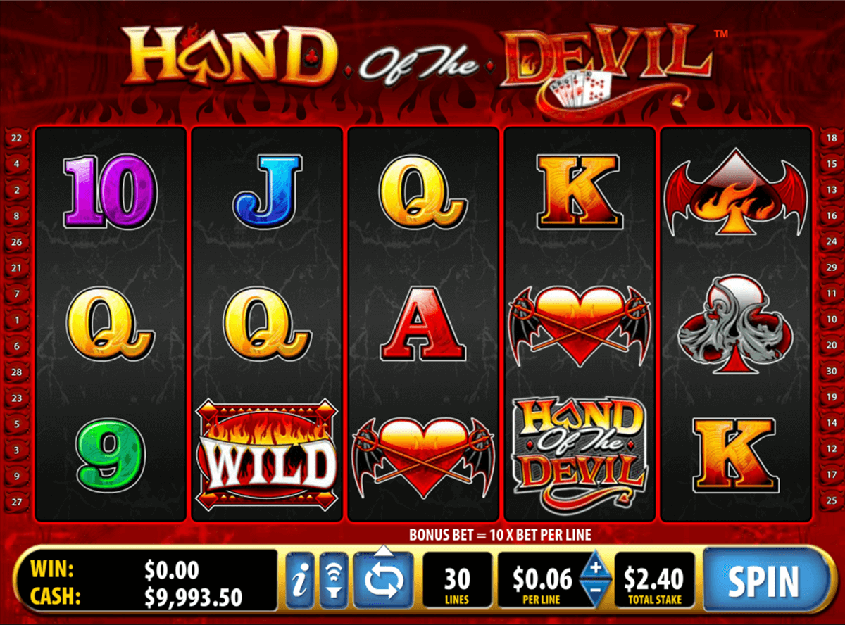 hand of the devil bally slot machine