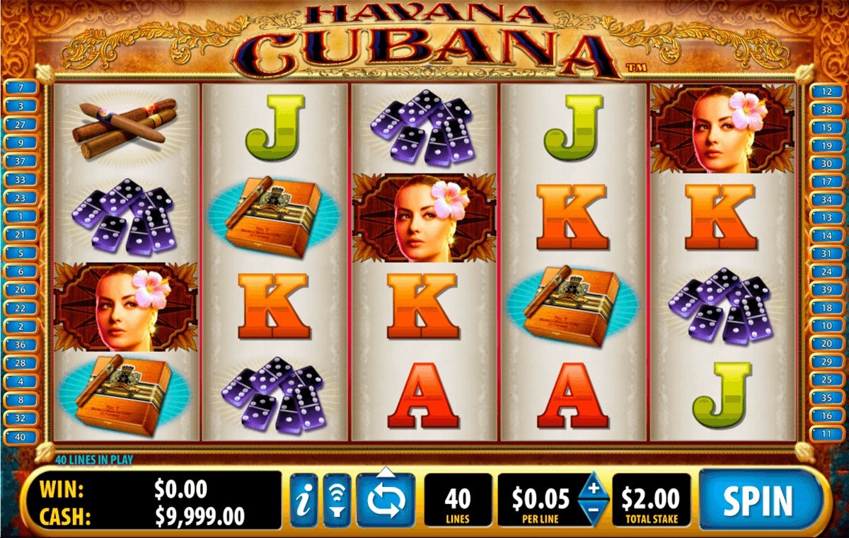 havana cubana bally slot machine