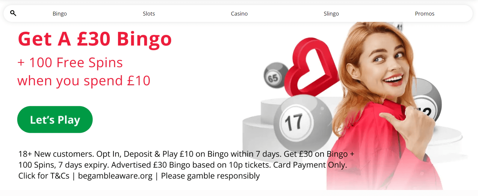 Heart Bingo welcome bonus