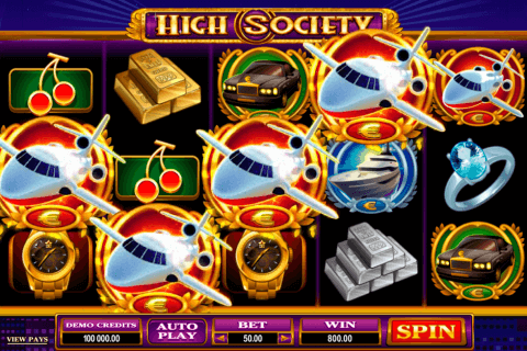 high society microgaming slot machine