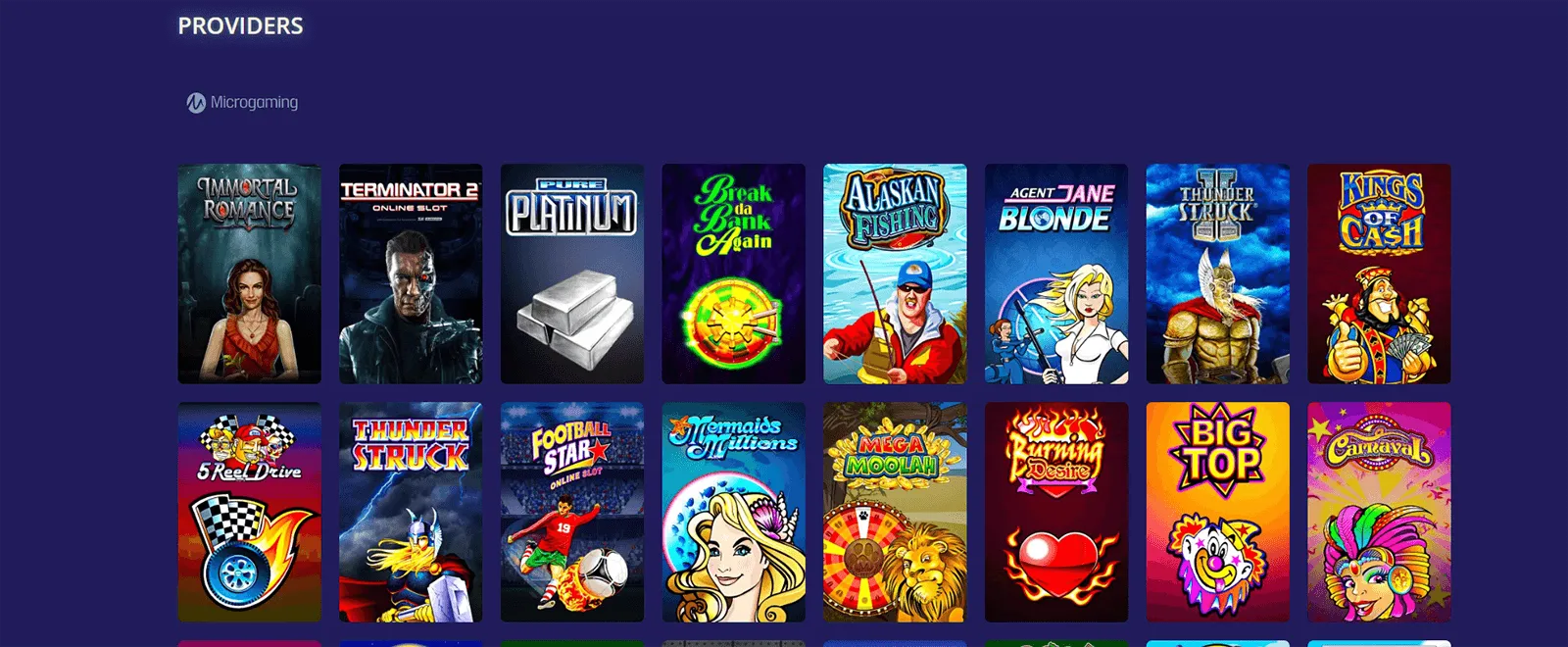 Hippozino Casino Game Providers in UK