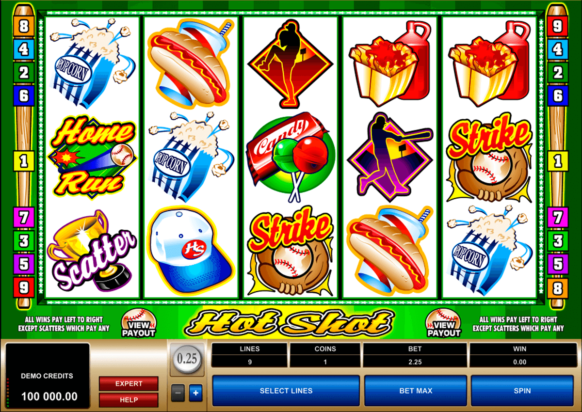 hot shot microgaming slot machine