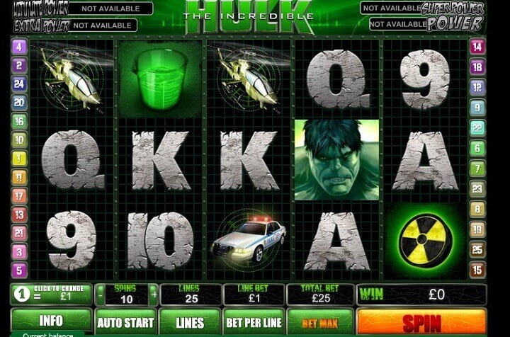 Incredible Hulk slot