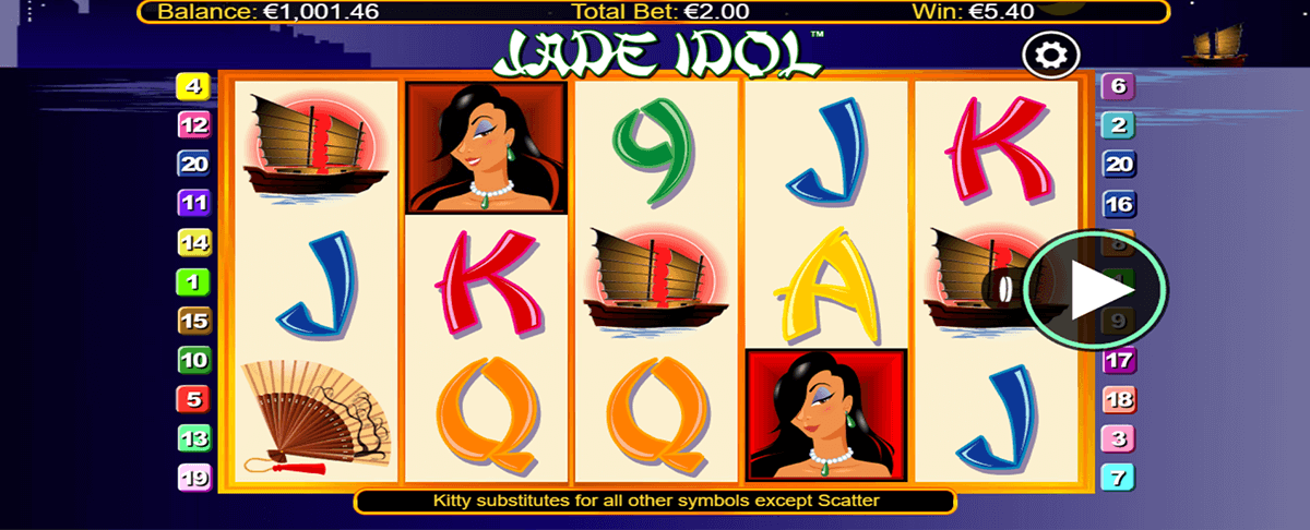 jade idol netgen gaming slot machine