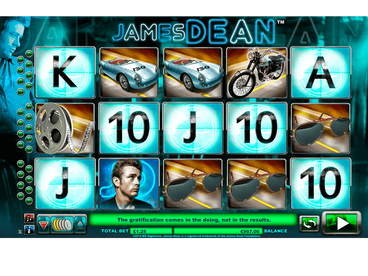 james dean netgen gaming slot machine