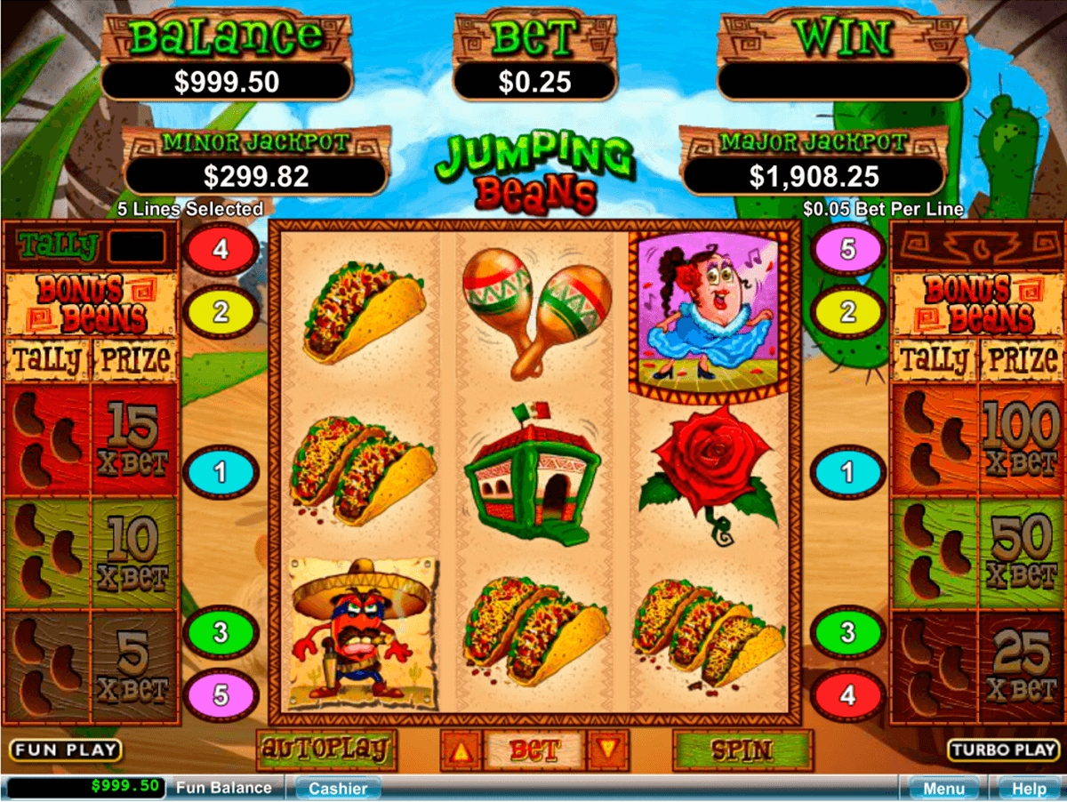 Jumping Beans Slot Machine Review