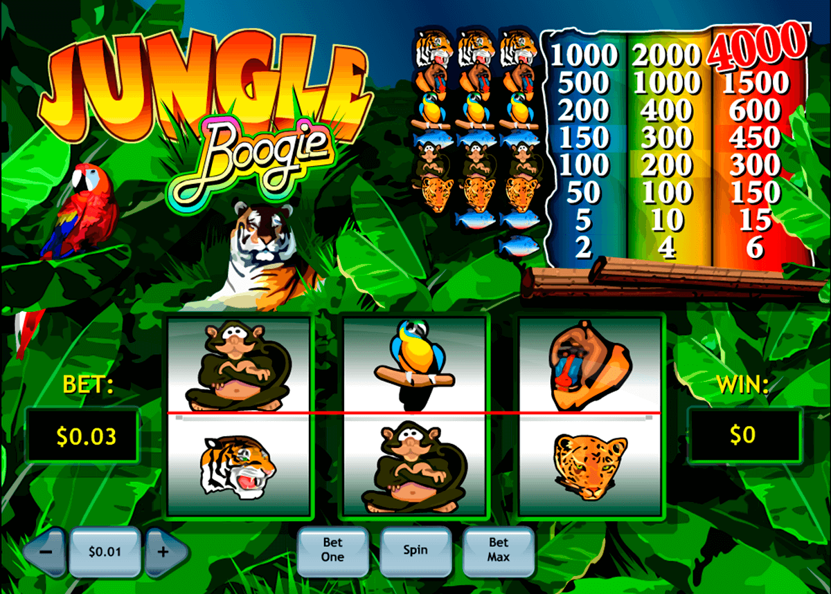 Jungle Boogie Slot Machine UK Play Free Games Online £500