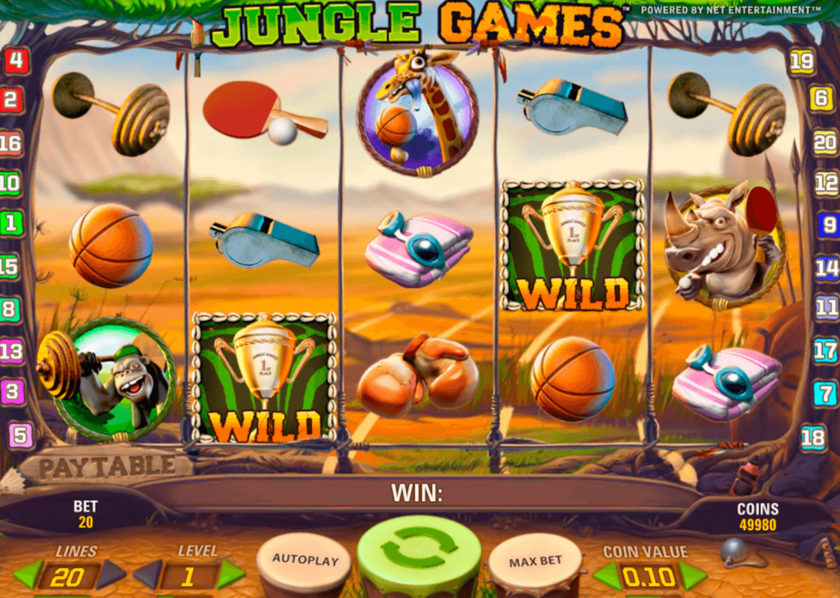 jungle games netent slot machine
