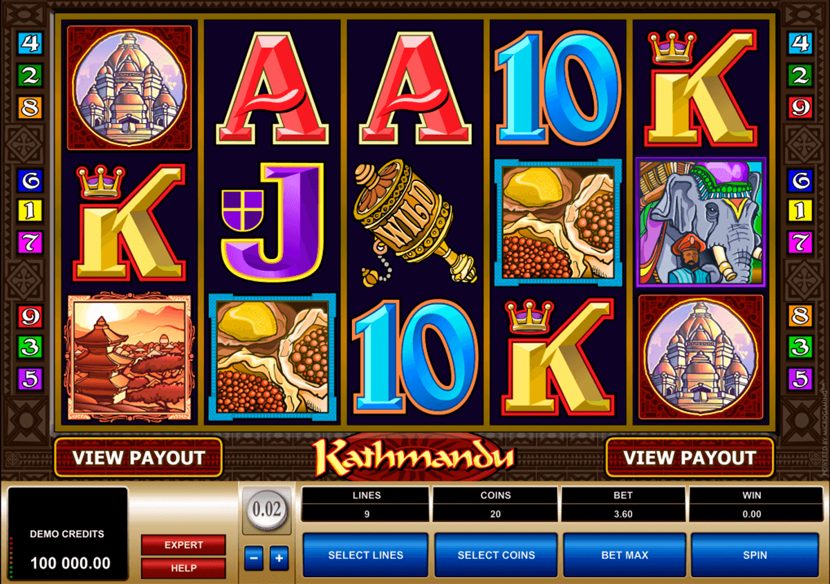 Kathmandu Slot Machine UK Play Free Games Online £500