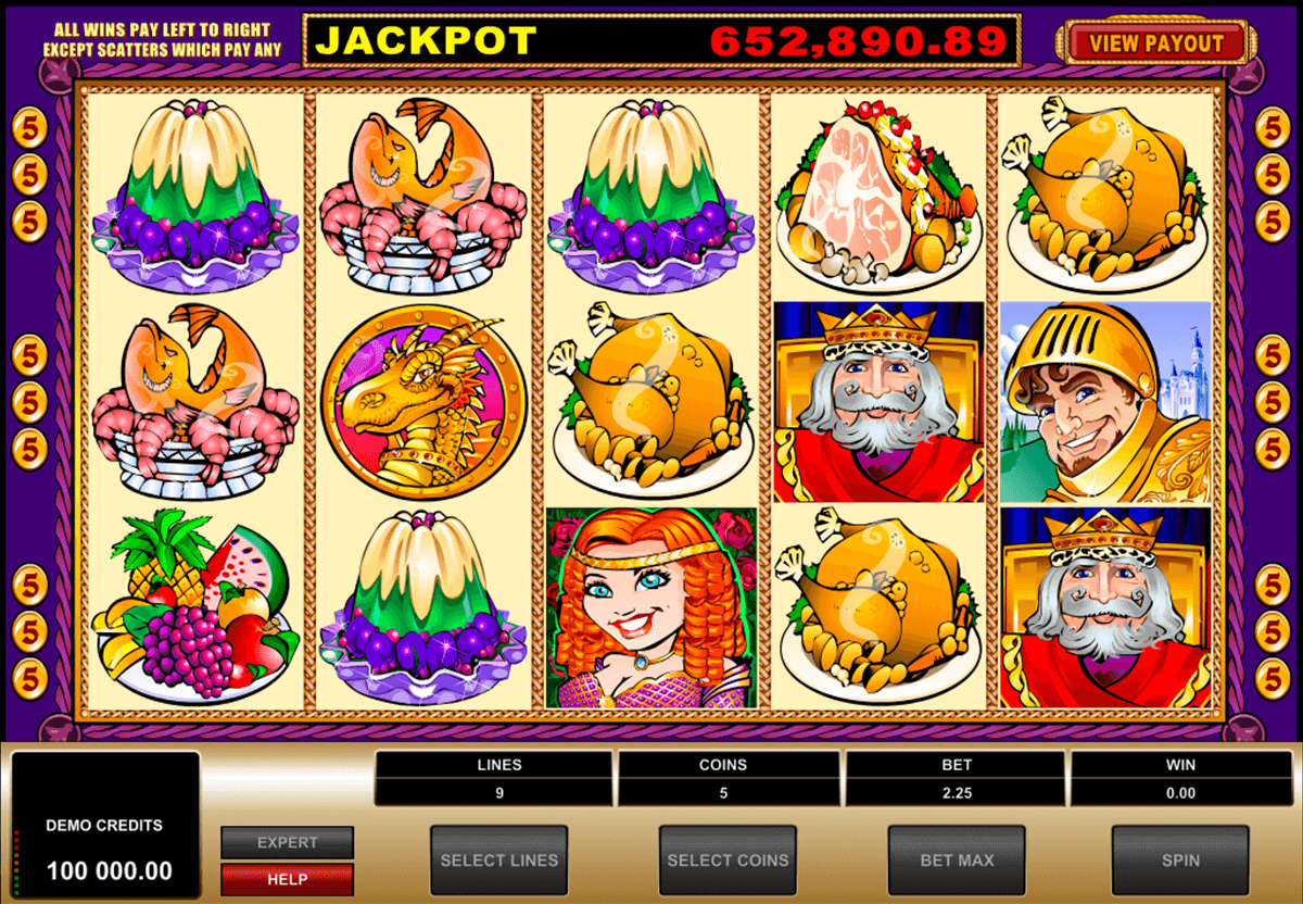 king cashalot microgaming slot machine