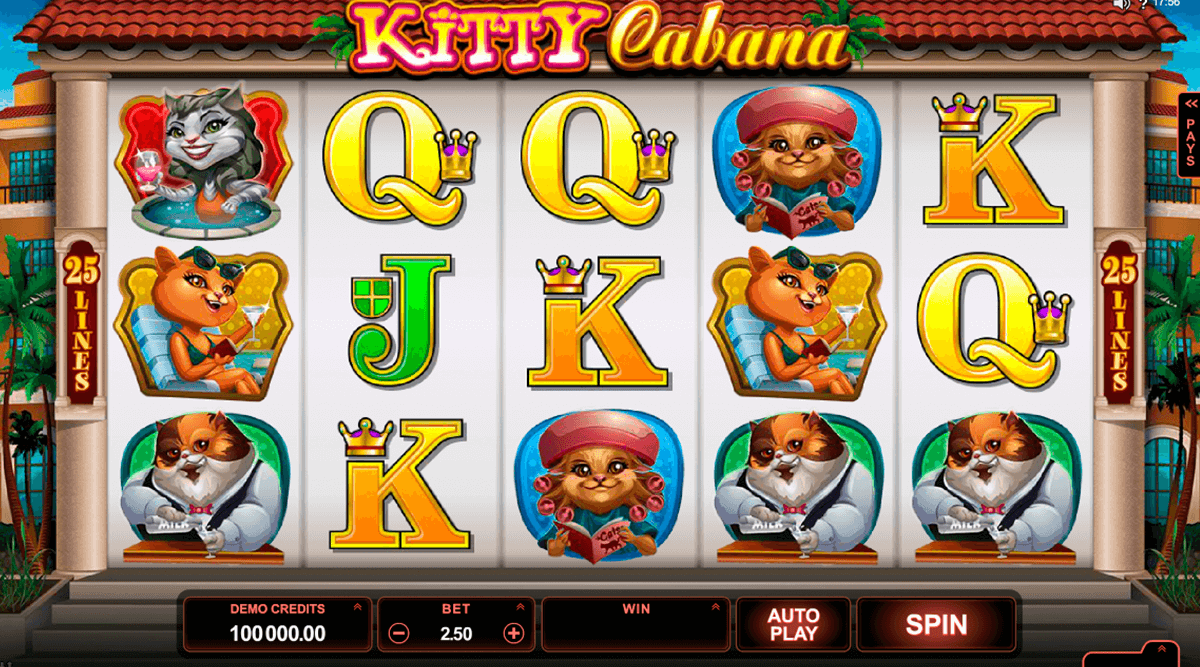 kitty cabana microgaming slot machine
