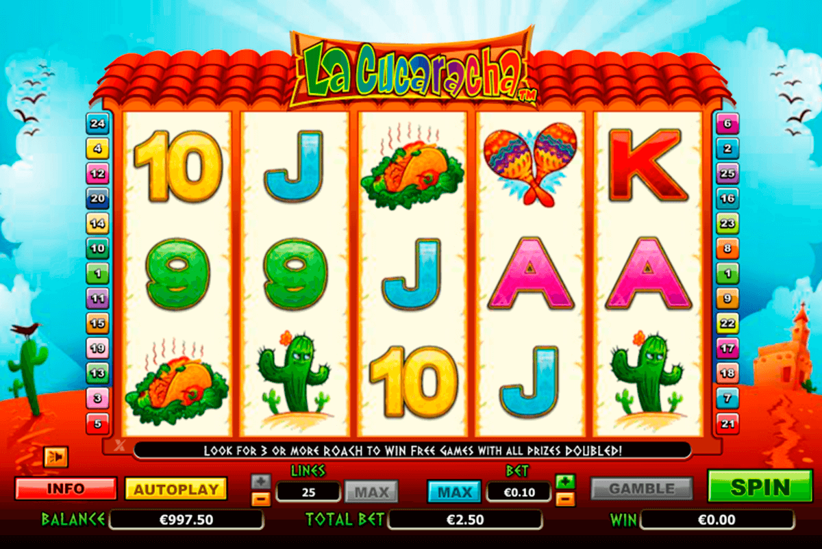 la cucaracha nextgen gaming slot machine