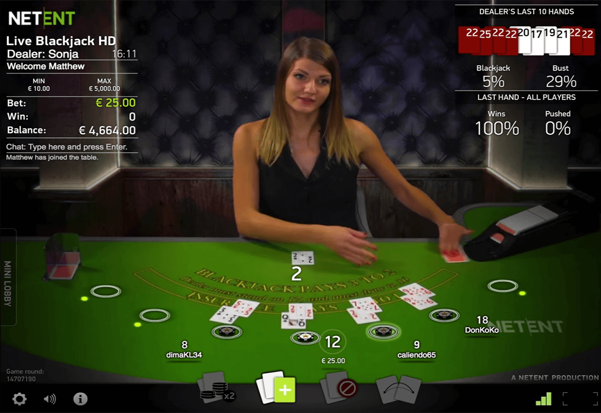 Live Dealer Casino Bonus