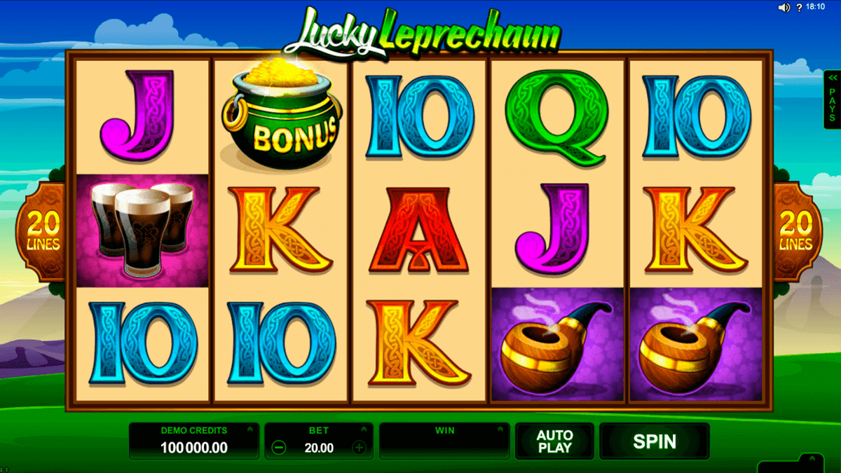 Free lucky leprechaun slot machine online