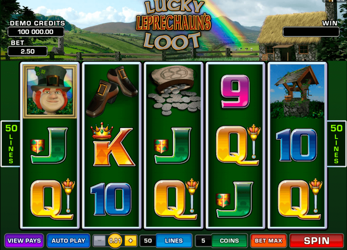 lucky leprechauns loot microgaming slot machine