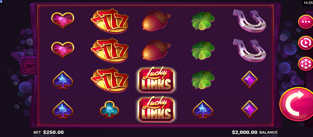lucky links microgaming slot machine