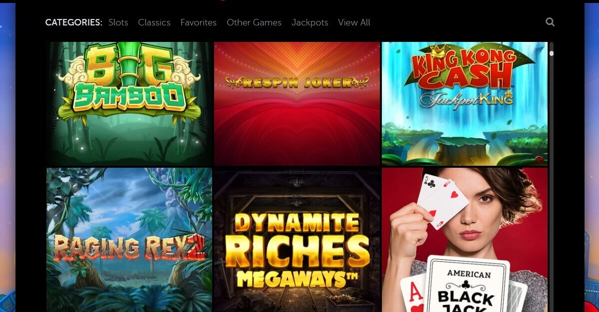 lucky louis casino games
