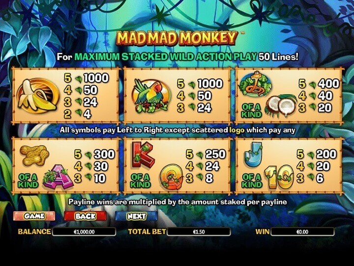 mad mad monkey slot