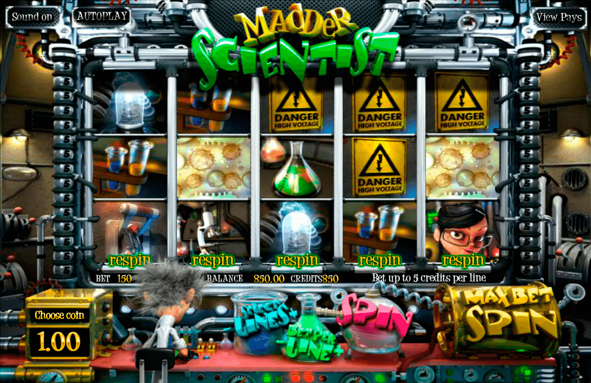 madder scientist betsoft slot machine
