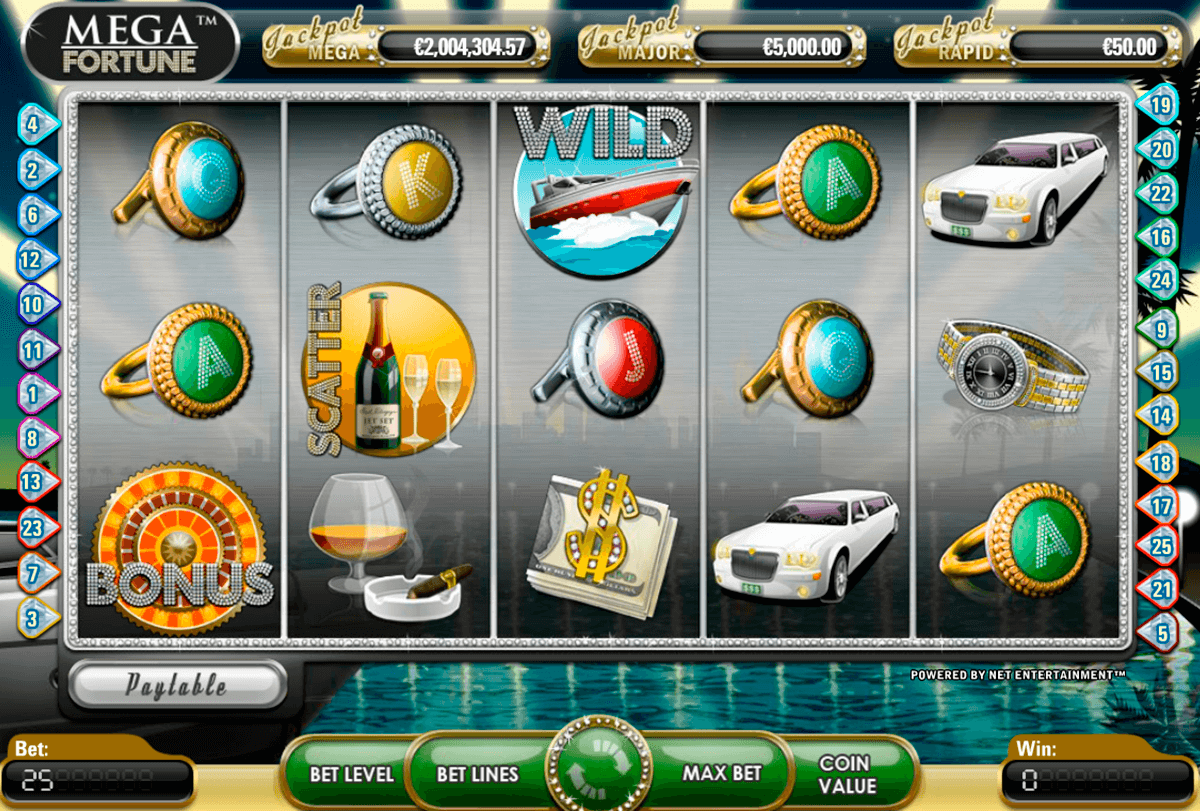 mega fortune netent slot machine