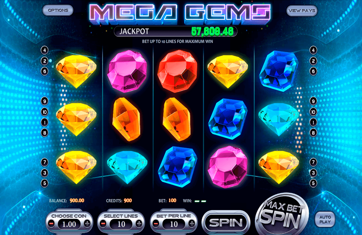 mega gems betsoft slot machine
