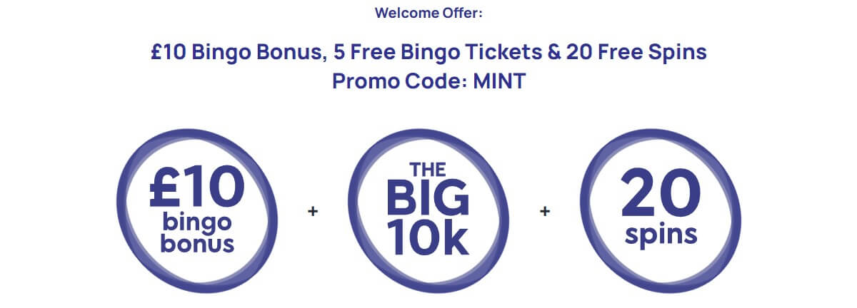 mint bingo casino welcome bonus