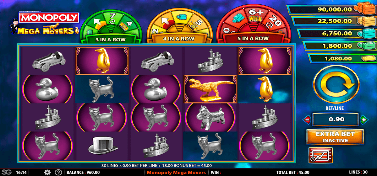 Monopoly Mega Movers Slot