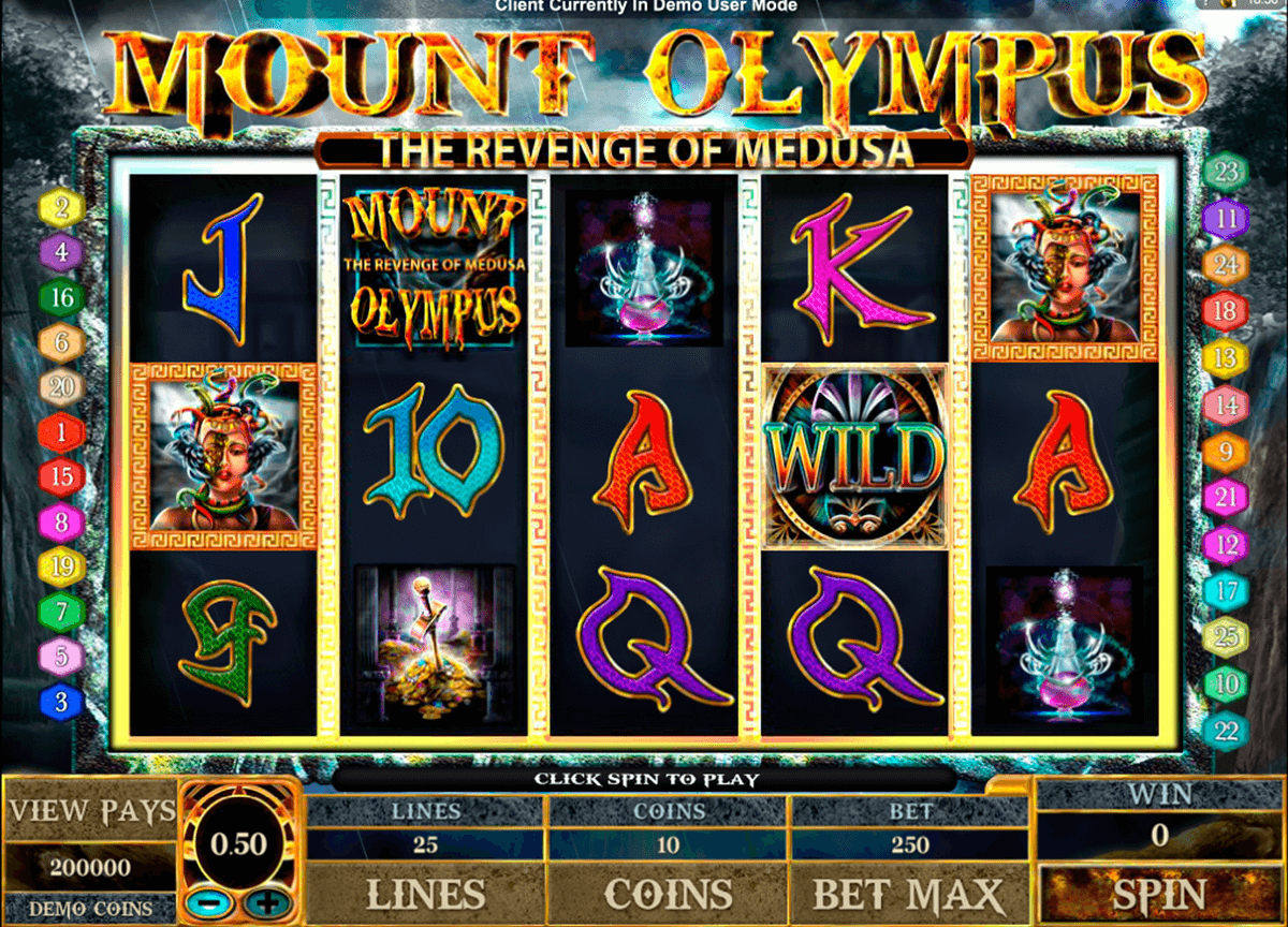 mount olympus microgaming slot machine